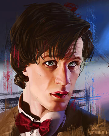 11th Doctor Portrait - Digital Painting