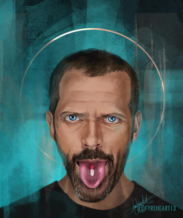 Gregory House Digital Painting