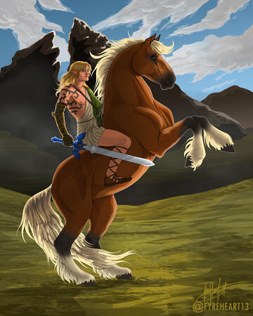 "First Ride" - Legend of Zelda Digital Painting