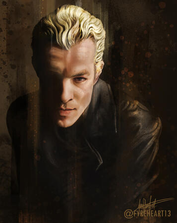 Spike - Buffy Digital Painting