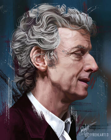 12th Doctor Portrait - Digital Painting