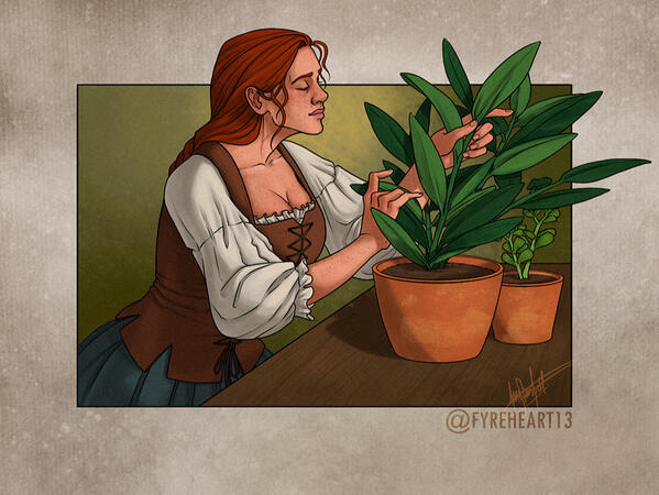 "Jade's Plants" - Original Character who belongs to a friend. Jade.