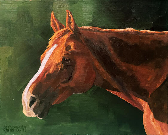 Tanzen Portrait - Oil on Canvas Panel - 2025